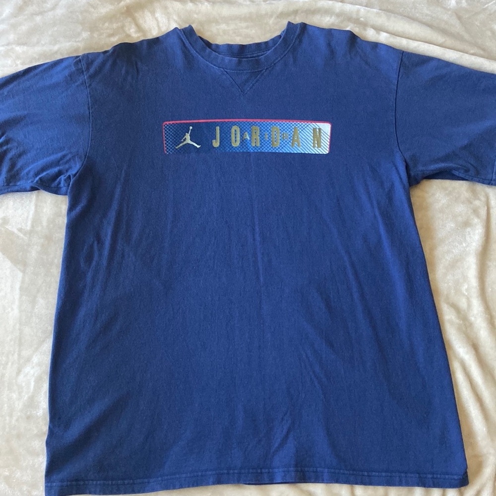 Blue Air Jordan 7 Olympics T Shirt